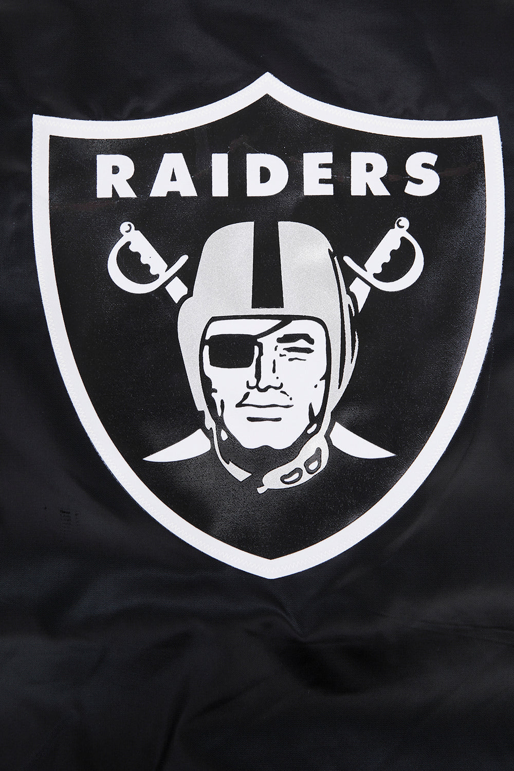 NFL LAS VEGAS RAIDERS CLASSIC WOMEN'S SATIN JACKET (BLACK) - Image 5