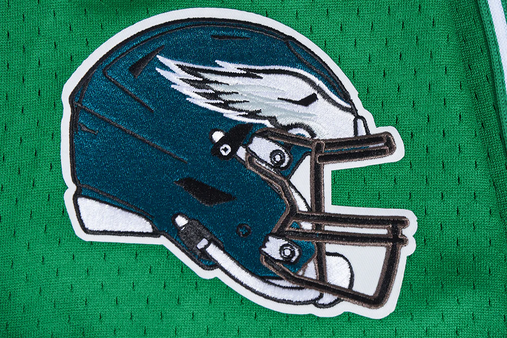 NFL PHILADELPHIA EAGLES CLASSIC MEN'S MESH BUTTON DOWN JERSEY (KELLY GREEN) - Image 6