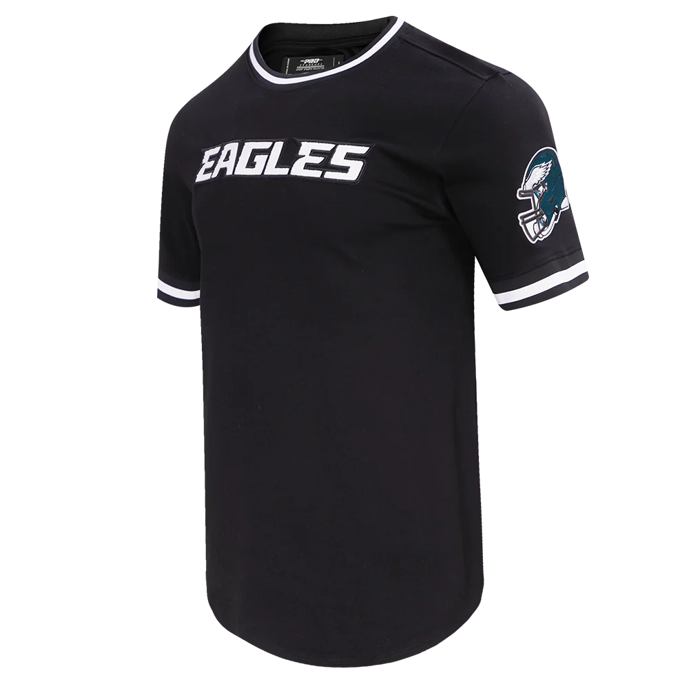 NFL PHILADELPHIA EAGLES CLASSIC CHENILLE MEN'S TEE (BLACK) - Image 2