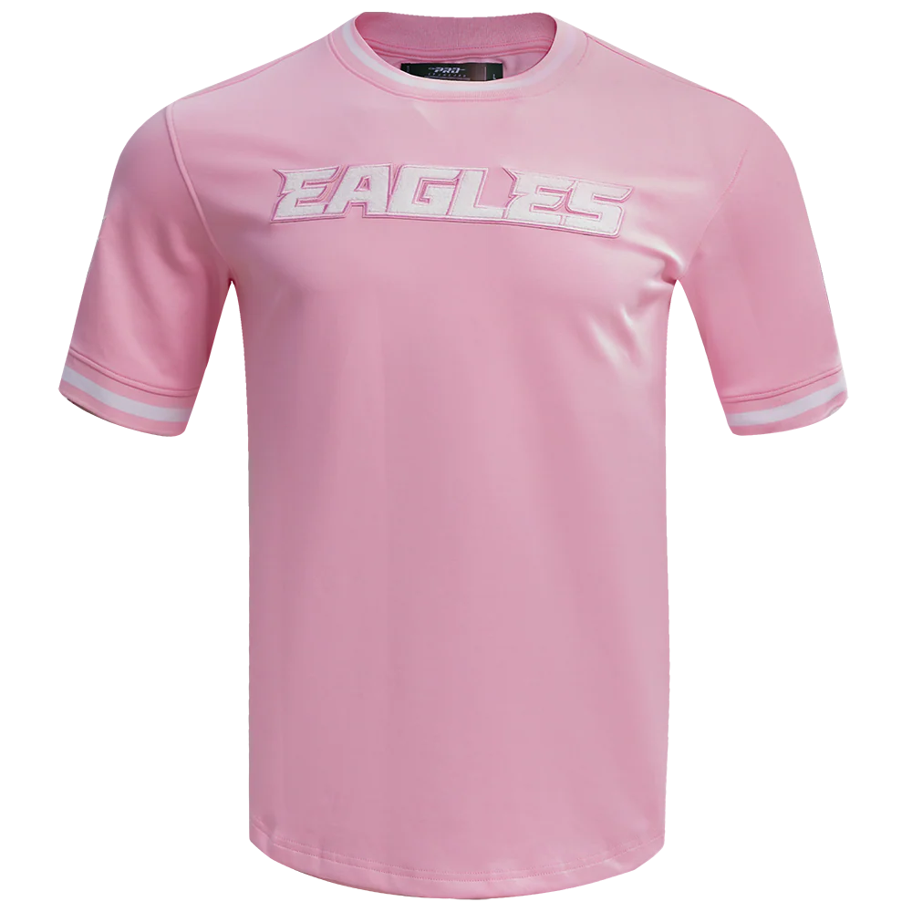 NFL PHILADELPHIA EAGLES CLASSIC CHENILLE MEN'S TEE (PINK)