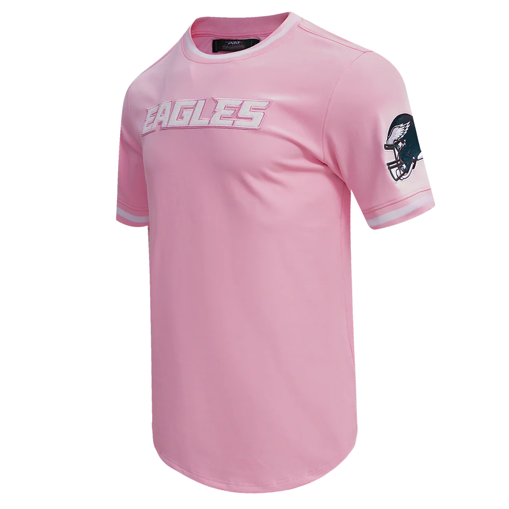 NFL PHILADELPHIA EAGLES CLASSIC CHENILLE MEN'S TEE (PINK) - Image 2