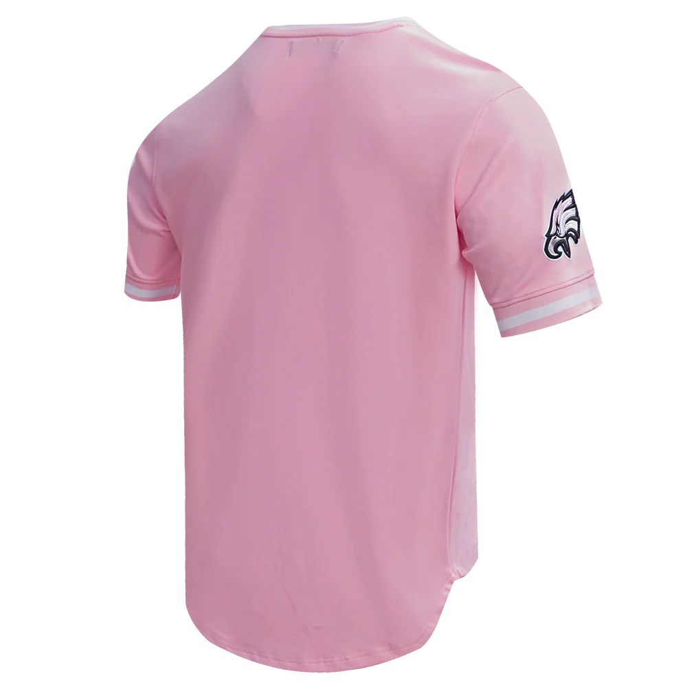 NFL PHILADELPHIA EAGLES CLASSIC CHENILLE MEN'S TEE (PINK) - Image 3