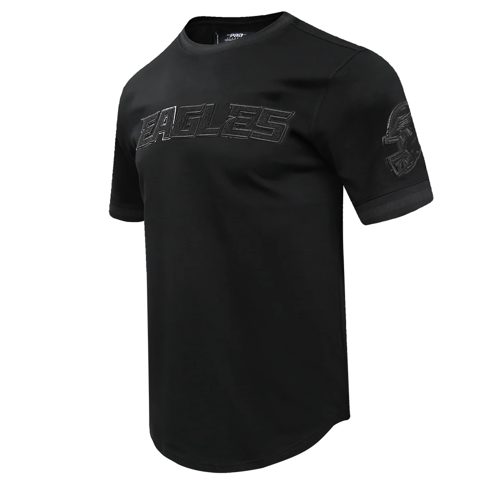 NFL PHILADELPHIA EAGLES TRIPLE BLACK TEE (TRIPLE BLACK) - Image 2
