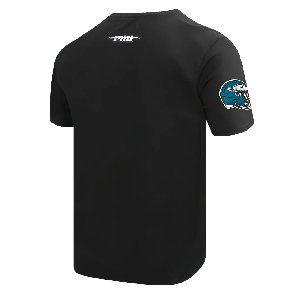NFL PHILADELPHIA EAGLES OLD ENGLISH MEN'S TEE (BLACK) - Image 3