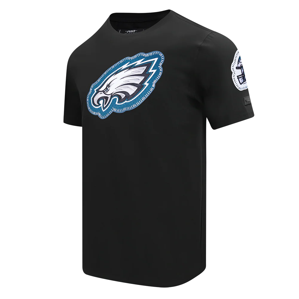 NFL PHILADELPHIA EAGLES DIY PICK STITCH MEN'S SINGLE JERSEY TEE (BLACK) - Image 2