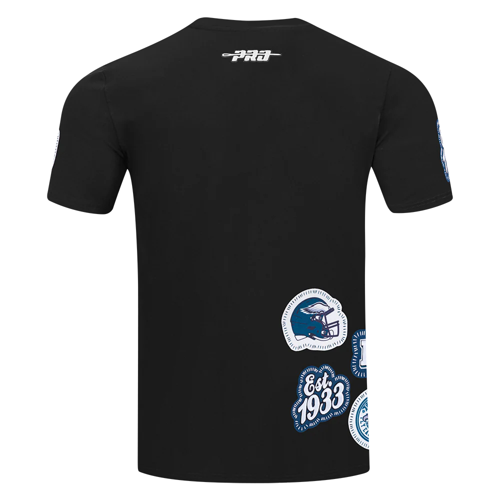 NFL PHILADELPHIA EAGLES DIY PICK STITCH MEN'S SINGLE JERSEY TEE (BLACK) - Image 3