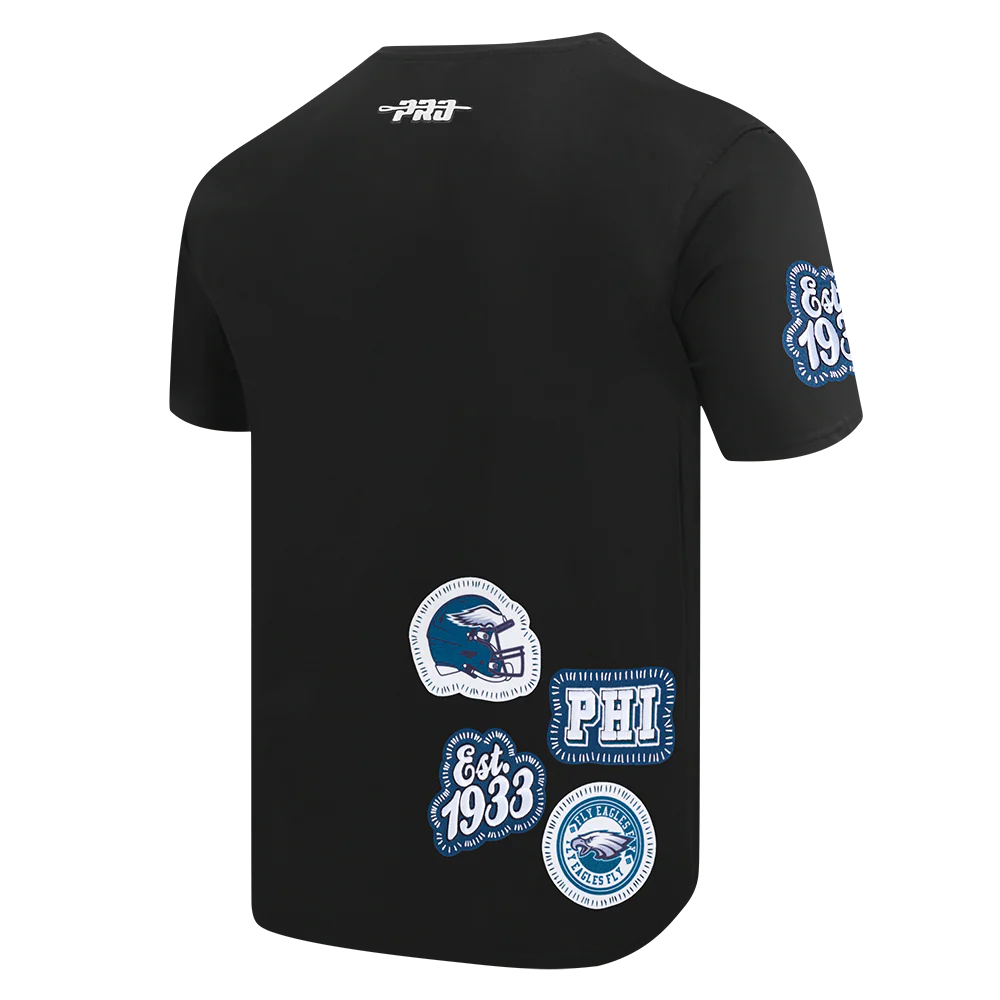 NFL PHILADELPHIA EAGLES DIY PICK STITCH MEN'S SINGLE JERSEY TEE (BLACK) - Image 4