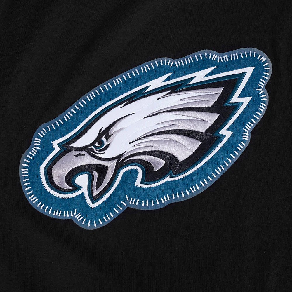NFL PHILADELPHIA EAGLES DIY PICK STITCH MEN'S SINGLE JERSEY TEE (BLACK) - Image 7
