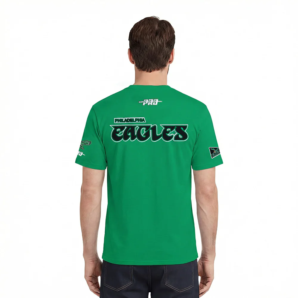 NFL PHILADELPHIA EAGLES BEST OF MEN'S DROP SHOULDER TEE (KELLY GREEN)