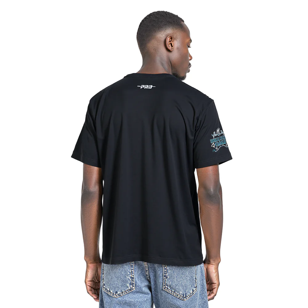 NFL PHILADELPHIA EAGLES REBEL ATHLETICS STACKED LOGO MEN'S SJ TEE (BLACK) - Image 2