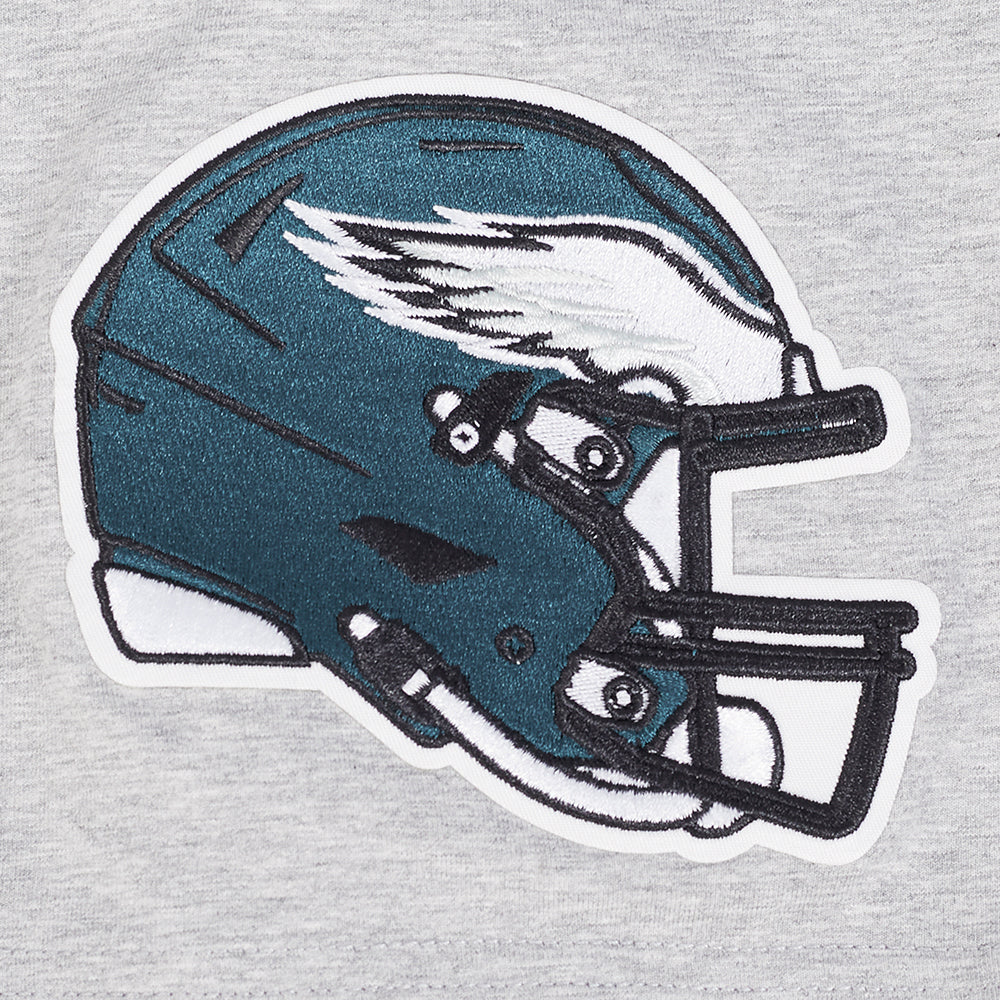 NFL PHILADELPHIA EAGLES TEAM BADGE MEN'S SJ TEE (HEATHER GREY) - Image 9