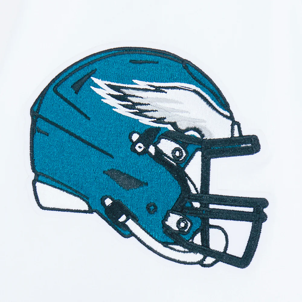 NFL PHILADELPHIA EAGLES LIVING LARGE MEN'S CJ DROP SHOULDER TEE (WHITE) - Image 5