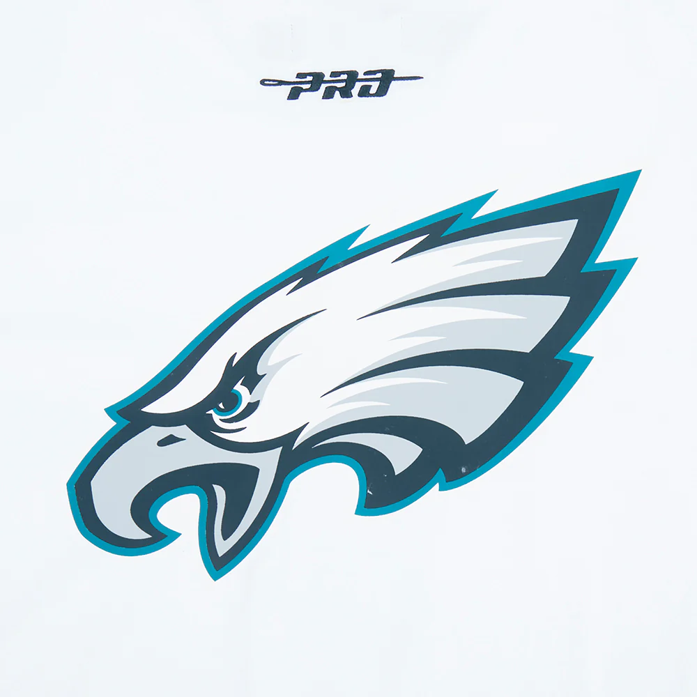 NFL PHILADELPHIA EAGLES LIVING LARGE MEN'S CJ DROP SHOULDER TEE (WHITE) - Image 7