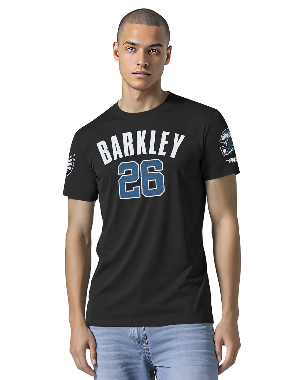 NFL PHILADELPHIA EAGLES SAQUON BARKLEY #26 CLASSIC PNN MEN'S SJ TEE