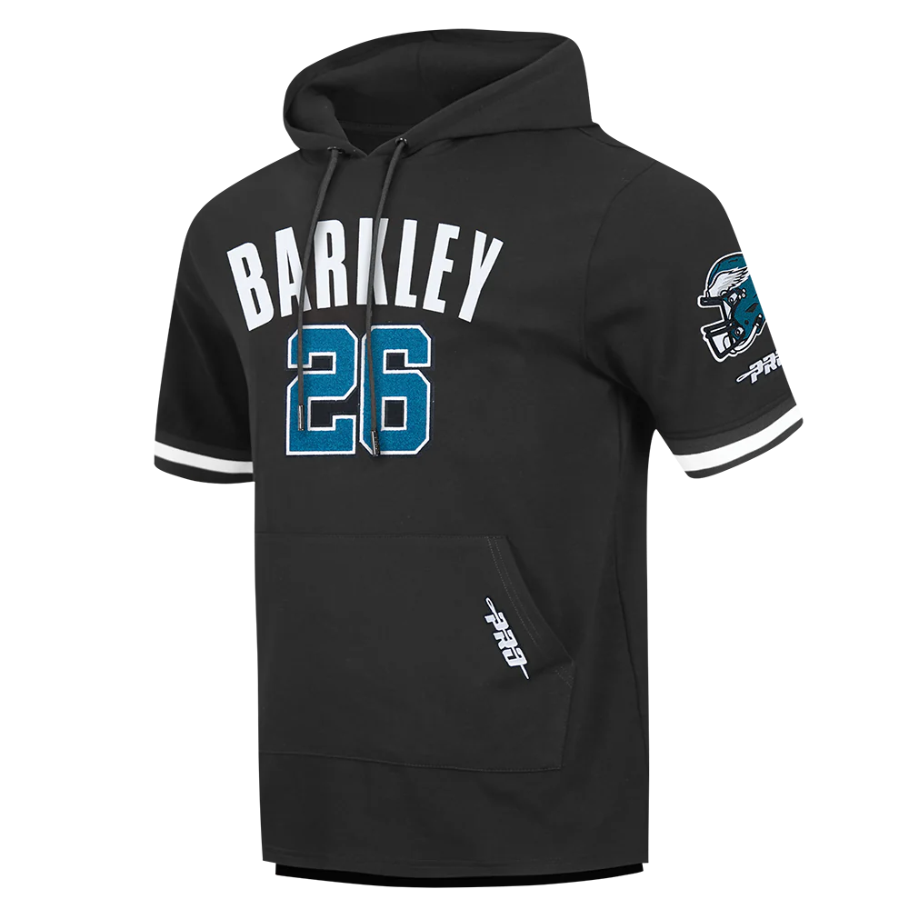 NFL PHILADELPHIA EAGLES SAQUON BARKLEY #26 CLASSIC PNN MEN'S SS PO HOODIE - Image 3
