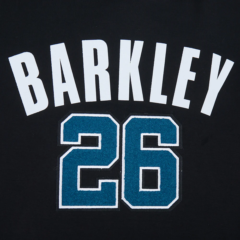 NFL PHILADELPHIA EAGLES SAQUON BARKLEY #26 CLASSIC PNN MEN'S SS PO HOODIE - Image 7