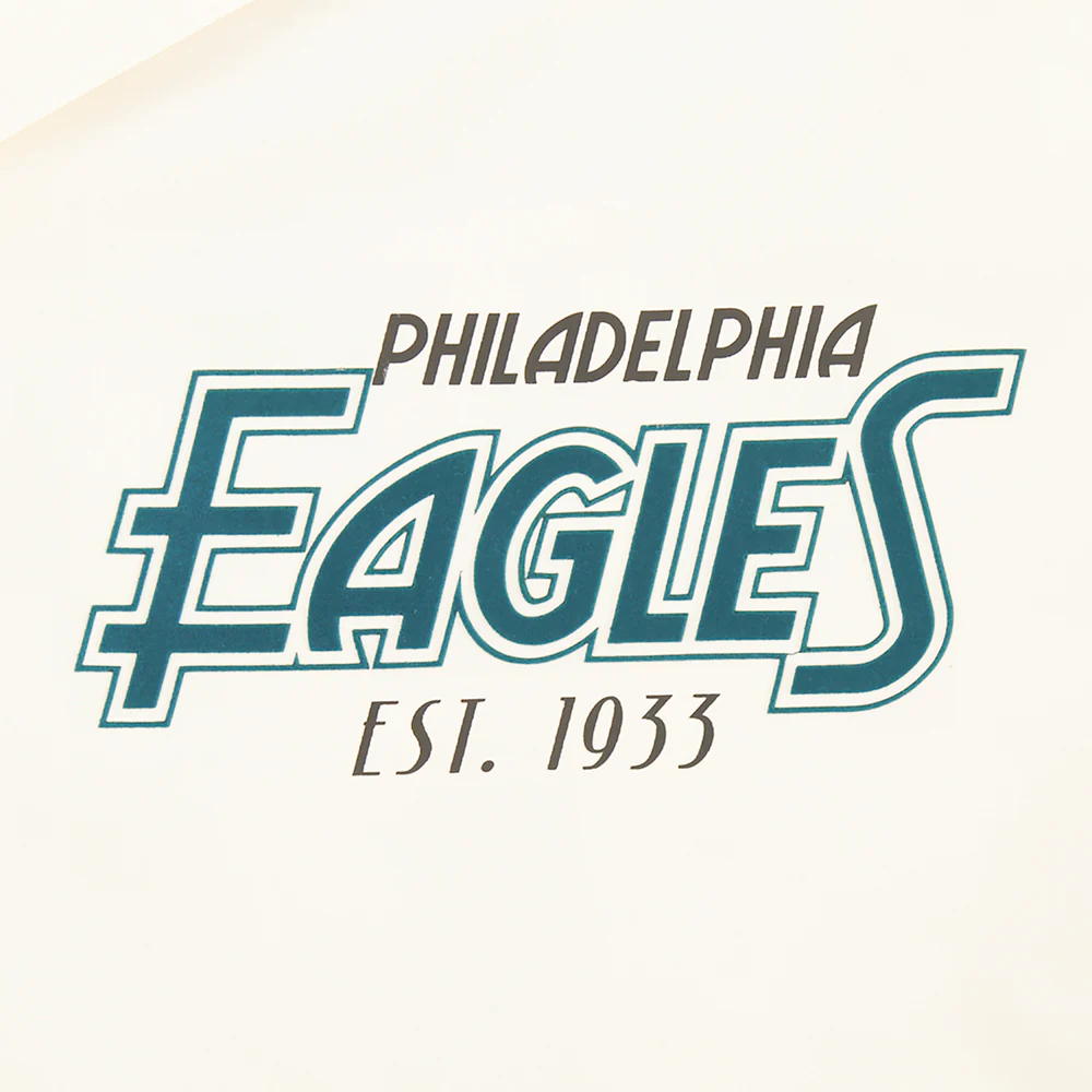 NFL PHILADELPHIA EAGLES PARADISE MEN'S BUTTON DOWN (EGGSHELL) - Image 5