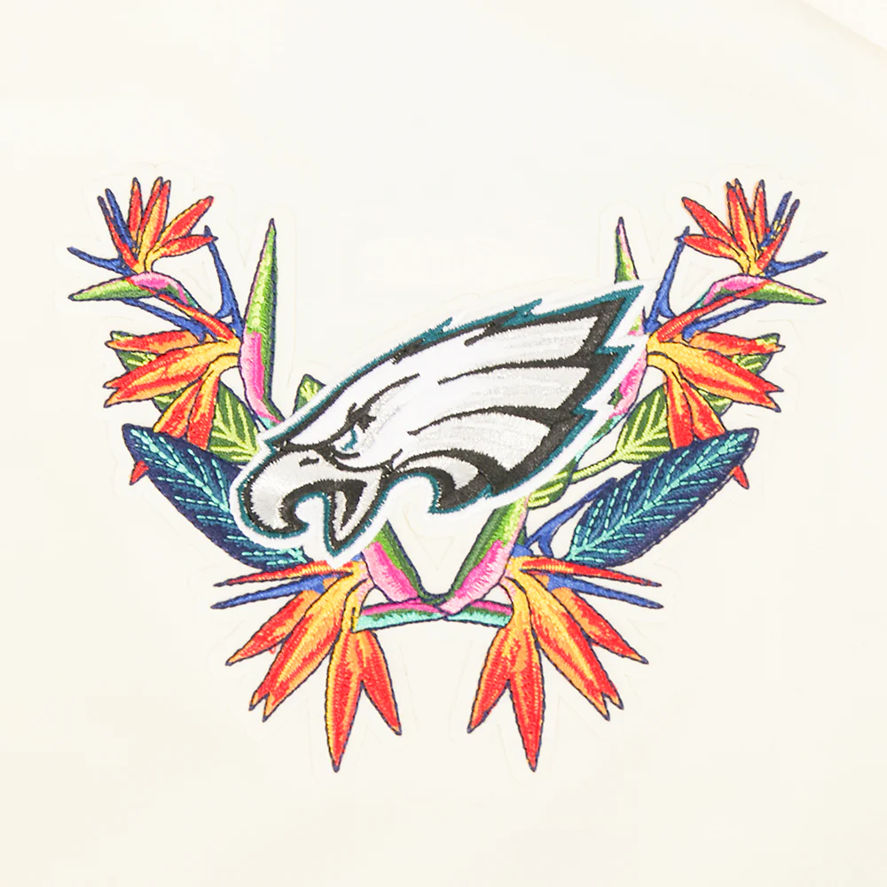 NFL PHILADELPHIA EAGLES PARADISE MEN'S BUTTON DOWN (EGGSHELL) - Image 6