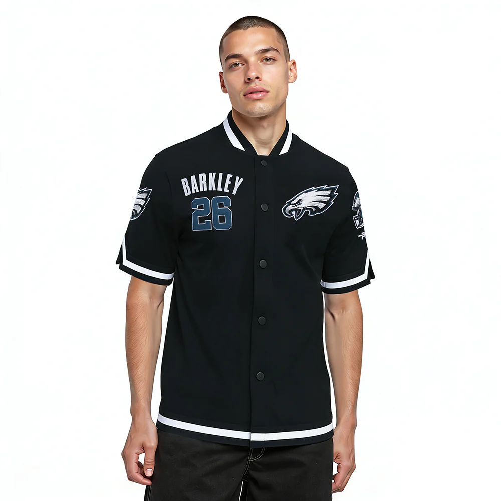 NFL PHILADELPHIA EAGLES SAQUON BARKLEY #26 CLASSIC PNN MEN'S DK WARM (BLACK)