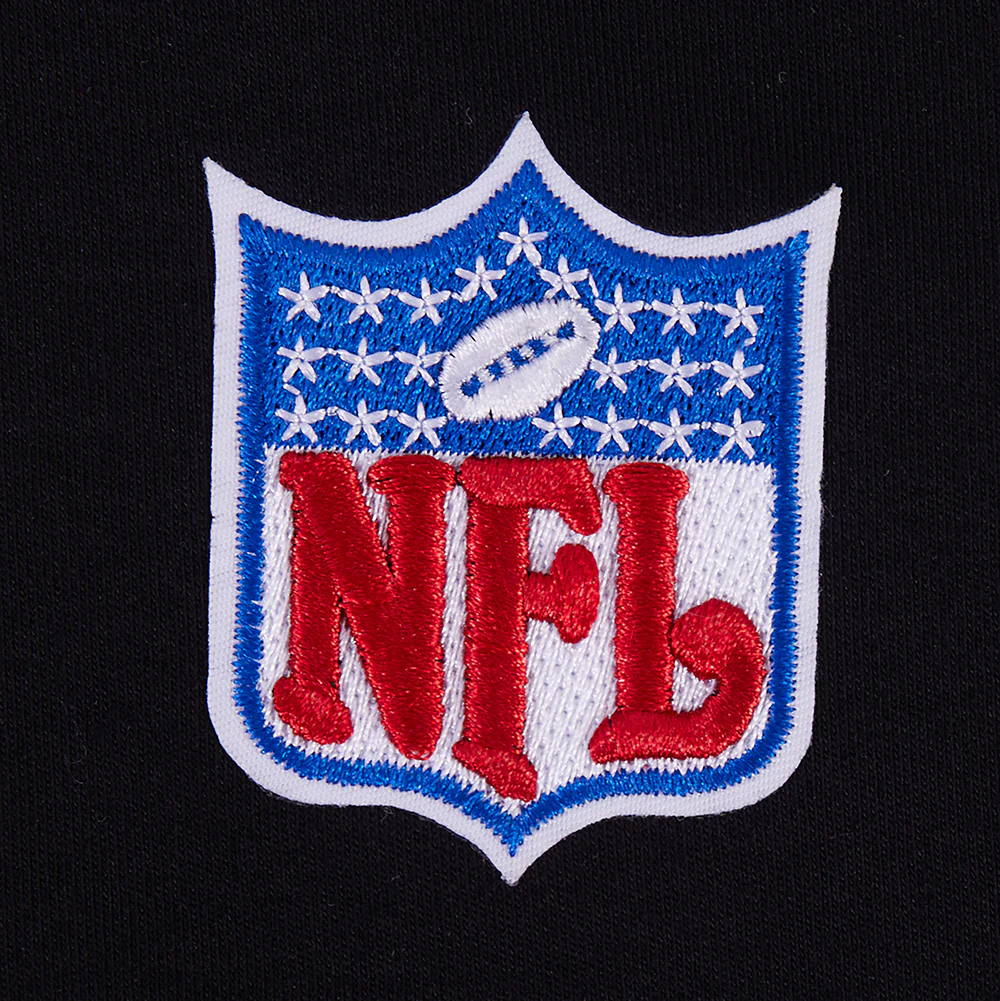 NFL PHILADELPHIA EAGLES FIRST TEAM MEN'S RAGLAN TEE (EGGSHELL/ BLACK) - Image 8