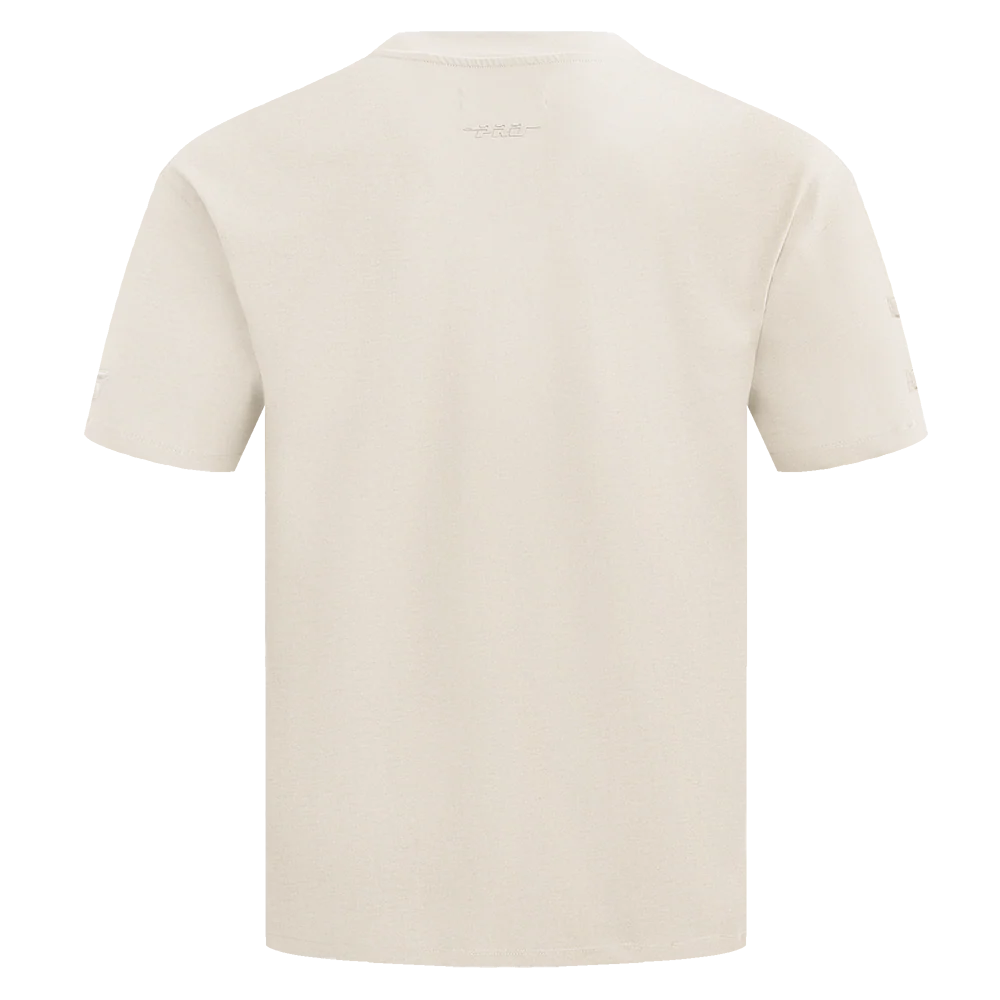NFL PHILADELPHIA EAGLES NEUTRAL DROP SHOULDER MEN'S TEE (EGGSHELL) - Image 4