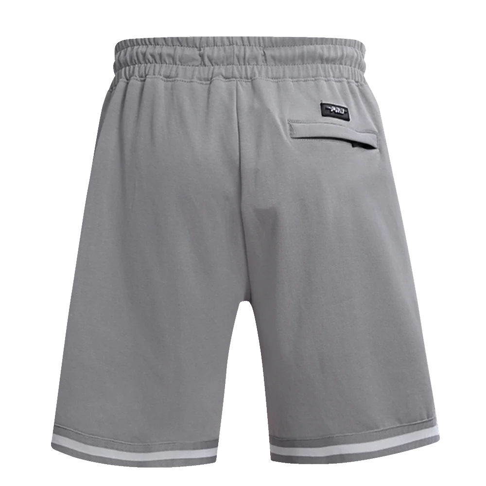 NFL PHILADELPHIA EAGLES CLASSIC CHENILLE MEN'S DOUBLE KNIT SHORT (GRAY) - Image 4