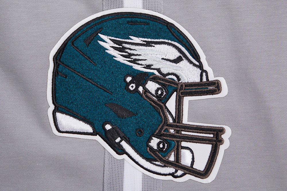 NFL PHILADELPHIA EAGLES CLASSIC CHENILLE MEN'S DOUBLE KNIT SHORT (GRAY) - Image 7