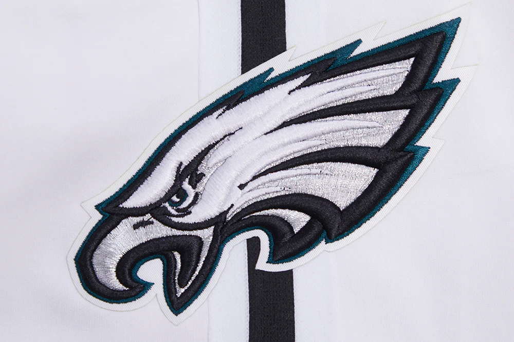 NFL PHILADELPHIA EAGLES CLASSIC CHENILLE MEN'S DOUBLE KNIT SHORT (WHITE) - Image 8