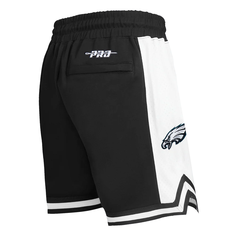NFL PHILADELPHIA EAGLES LETTERMAN MEN'S ATHLETIC SHORT (BLACK) - Image 5