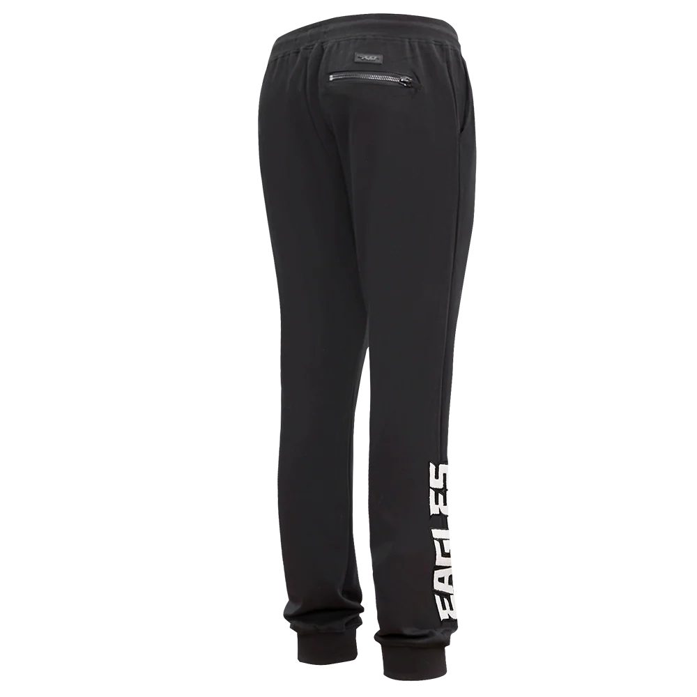 NFL PHILADELPHIA EAGLES CLASSIC CHENILLE MEN'S JOGGER (BLACK) - Image 3