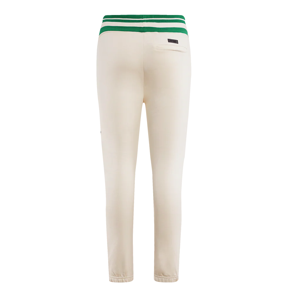 NFL PHILADELPHIA EAGLES RETRO CLASSIC MEN'S SWEATPANT (EGGSHELL/ KELLY GREEN) - Image 3