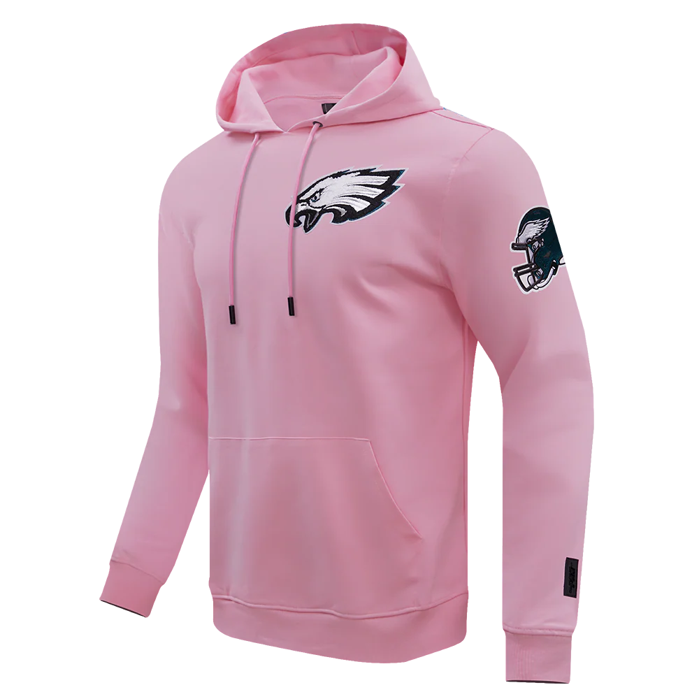 NFL PHILADELPHIA EAGLES CLASSIC CHENILLE MEN'S PO HOODIE (PINK) - Image 2