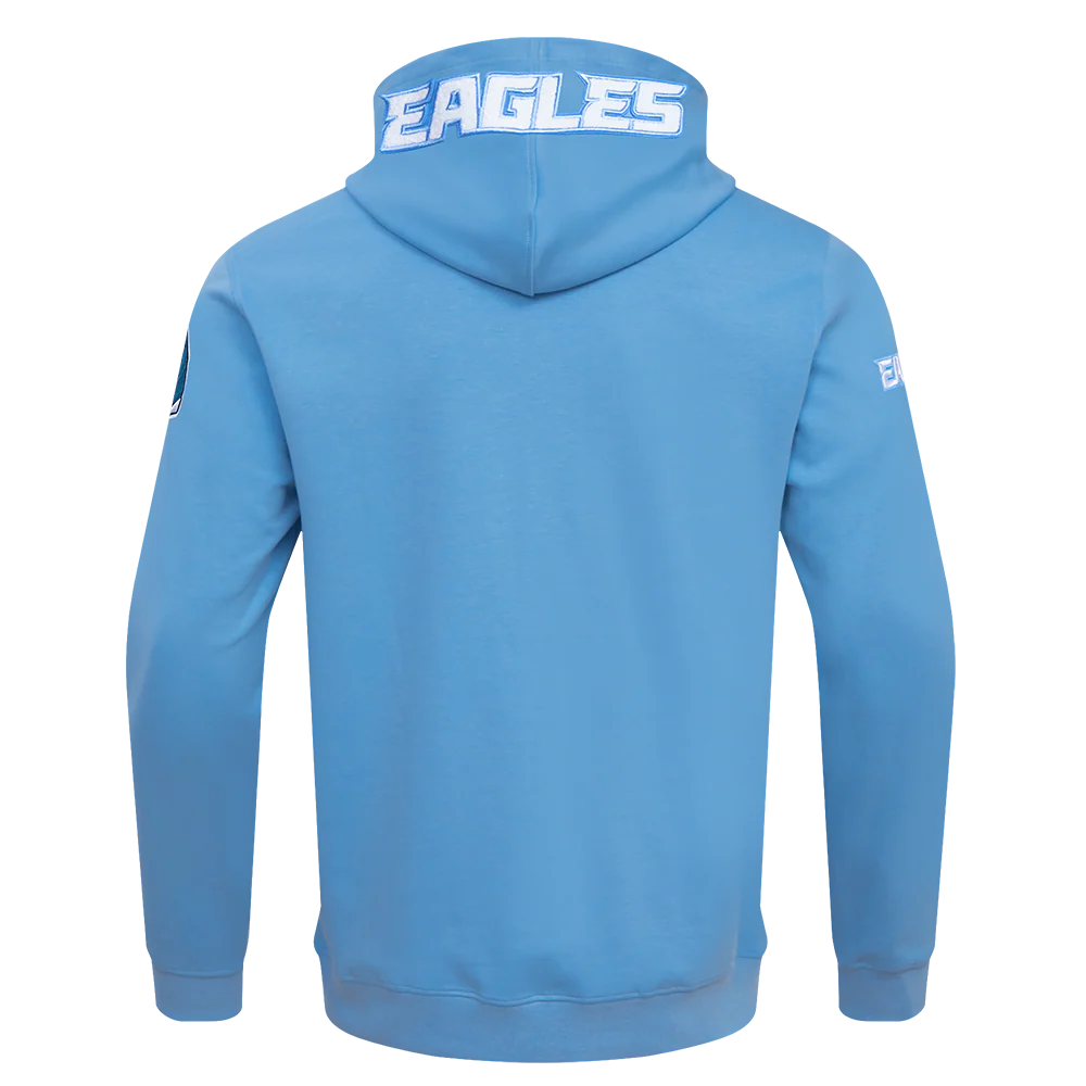 NFL PHILADELPHIA EAGLES CLASSIC CHENILLE MEN'S FZ HOODIE (UNIVERSITY BLUE) - Image 4