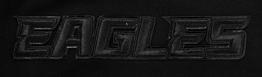 NFL PHILADELPHIA EAGLES TRIPLE BLACK ZIP HOODIE (TRIPLE BLACK) - Image 6
