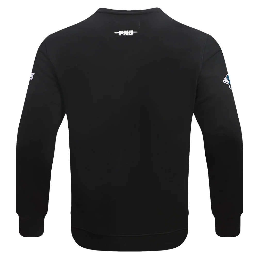 NFL PHILADELPHIA EAGLES OLD ENGLISH MEN'S CREWNECK (BLACK) - Image 3