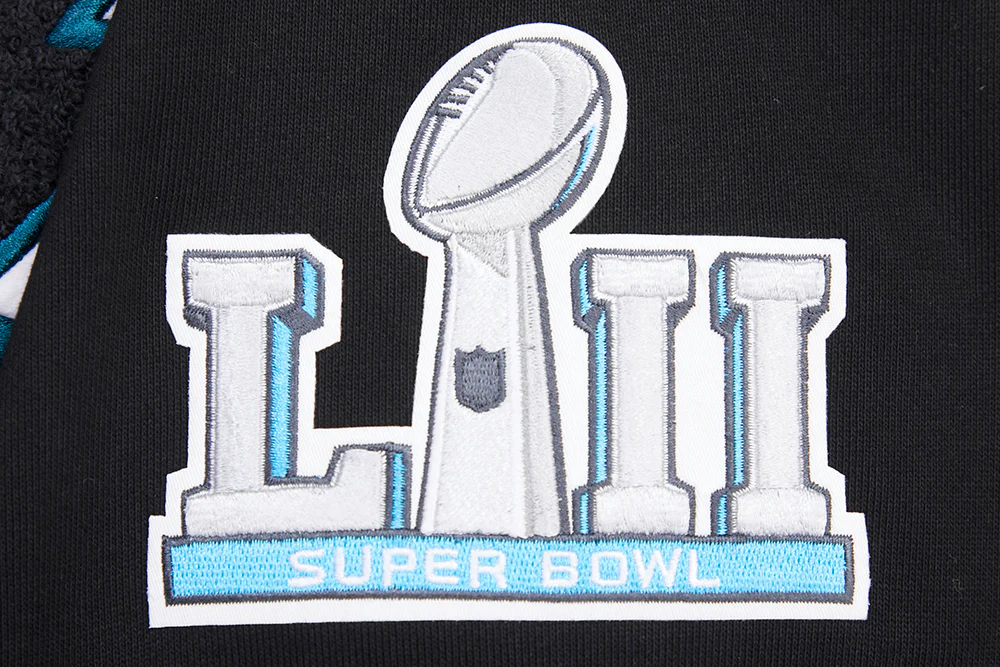 NFL PHILADELPHIA EAGLES MASHUP MEN'S RIB CREWNECK (BLACK) - Image 7