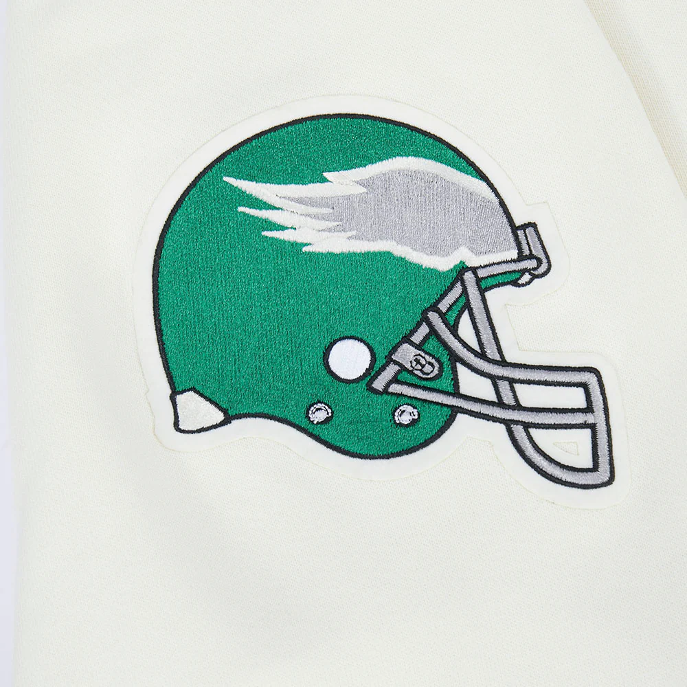 NFL PHILADELPHIA EAGLES MODERN ORIGINALS MEN'S FLC CREWNECK (EGGSHELL) - Image 6