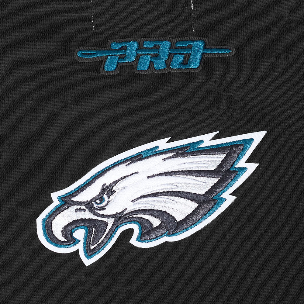 NFL PHILADELPHIA EAGLES CITY ARCH MEN'S FLC CREWNECK (BLACK) - Image 8