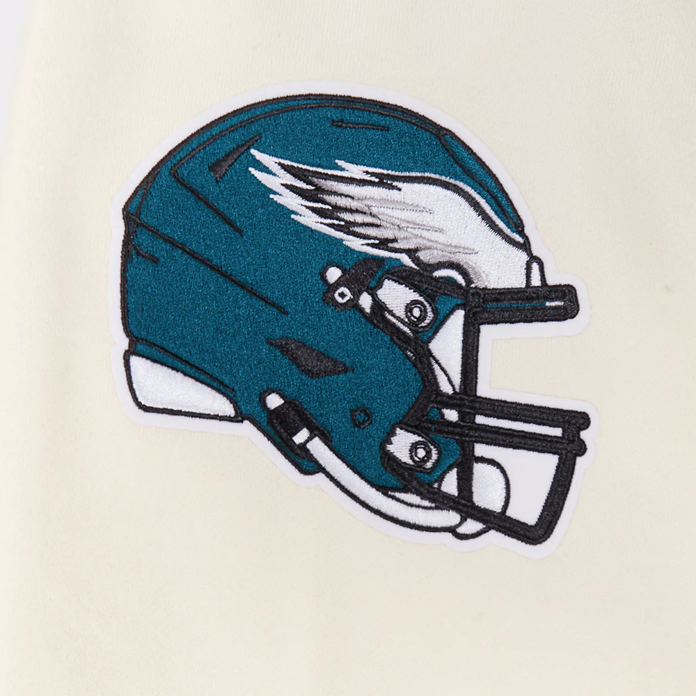 NFL PHILADELPHIA EAGLES PARADISE MEN'S PULL OVER HOODIE (EGGSHELL) - Image 8