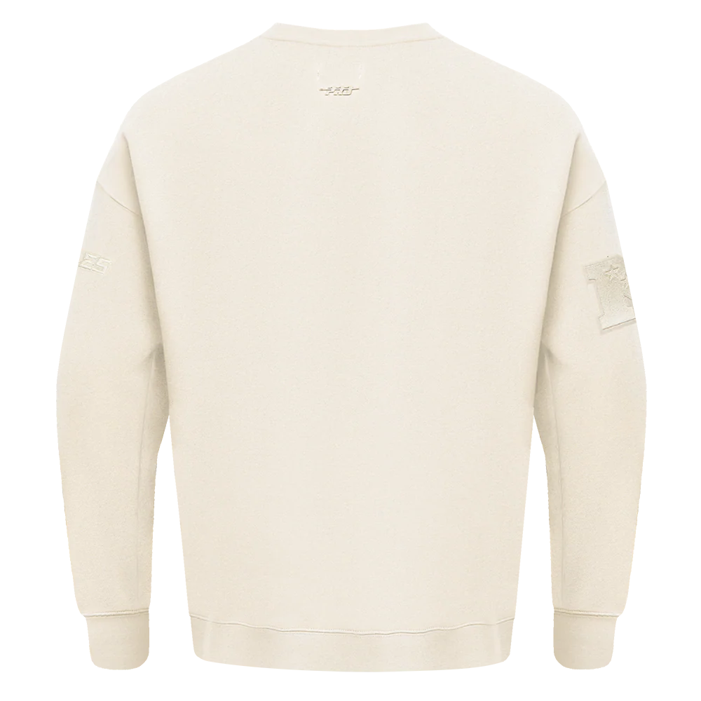 NFL PHILADELPHIA EAGLES NEUTRAL DROP SHOULDER FLEECE CREWNECK (EGGSHELL) - Image 10