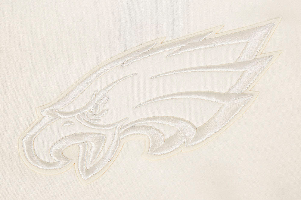 NFL PHILADELPHIA EAGLES NEUTRAL DROP SHOULDER FLEECE CREWNECK (EGGSHELL) - Image 11