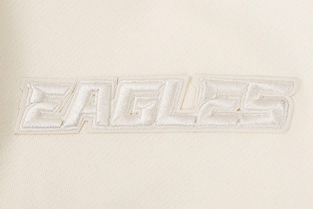 NFL PHILADELPHIA EAGLES NEUTRAL DROP SHOULDER FLEECE CREWNECK (EGGSHELL) - Image 13