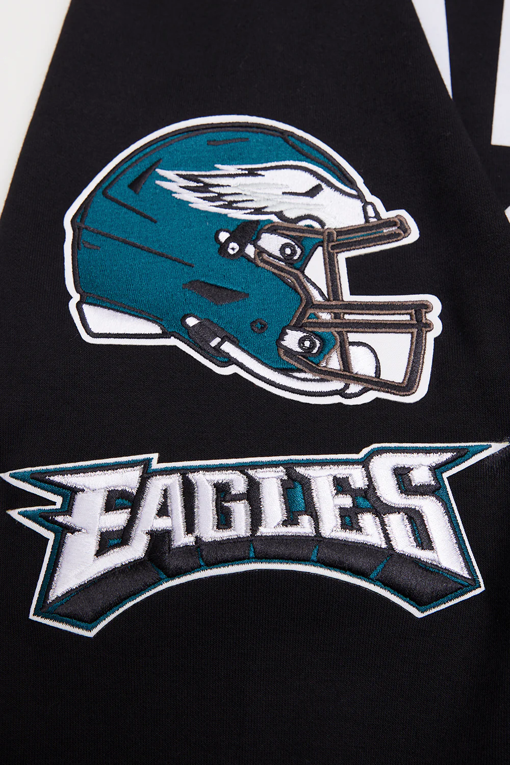 NFL PHILADELPHIA EAGLES JALEN HURTS #1 MEN'S PULLOVER HOODIE (BLACK) - Image 6