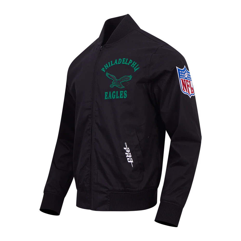 NFL PHILADELPHIA EAGLES FIRST TEAM MEN'S JACKET (BLACK) - Image 3
