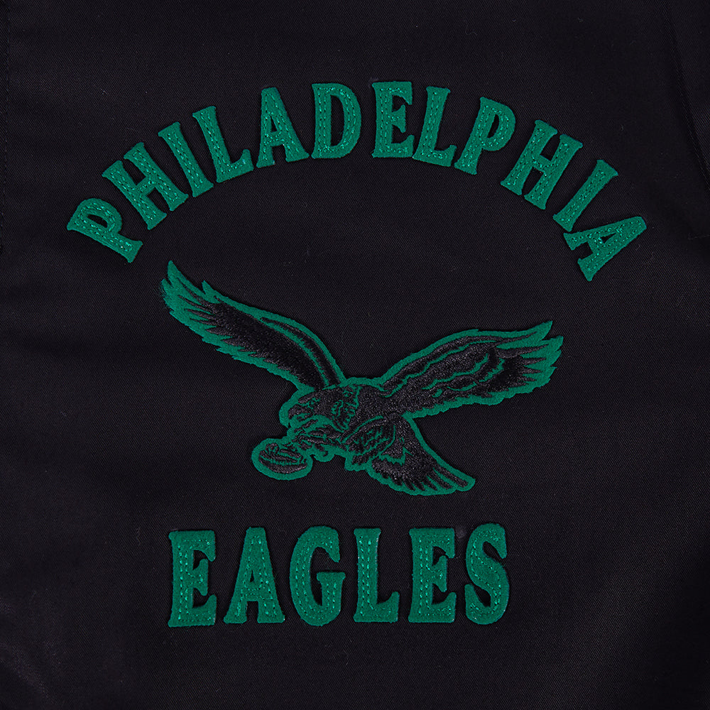 NFL PHILADELPHIA EAGLES FIRST TEAM MEN'S JACKET (BLACK) - Image 7