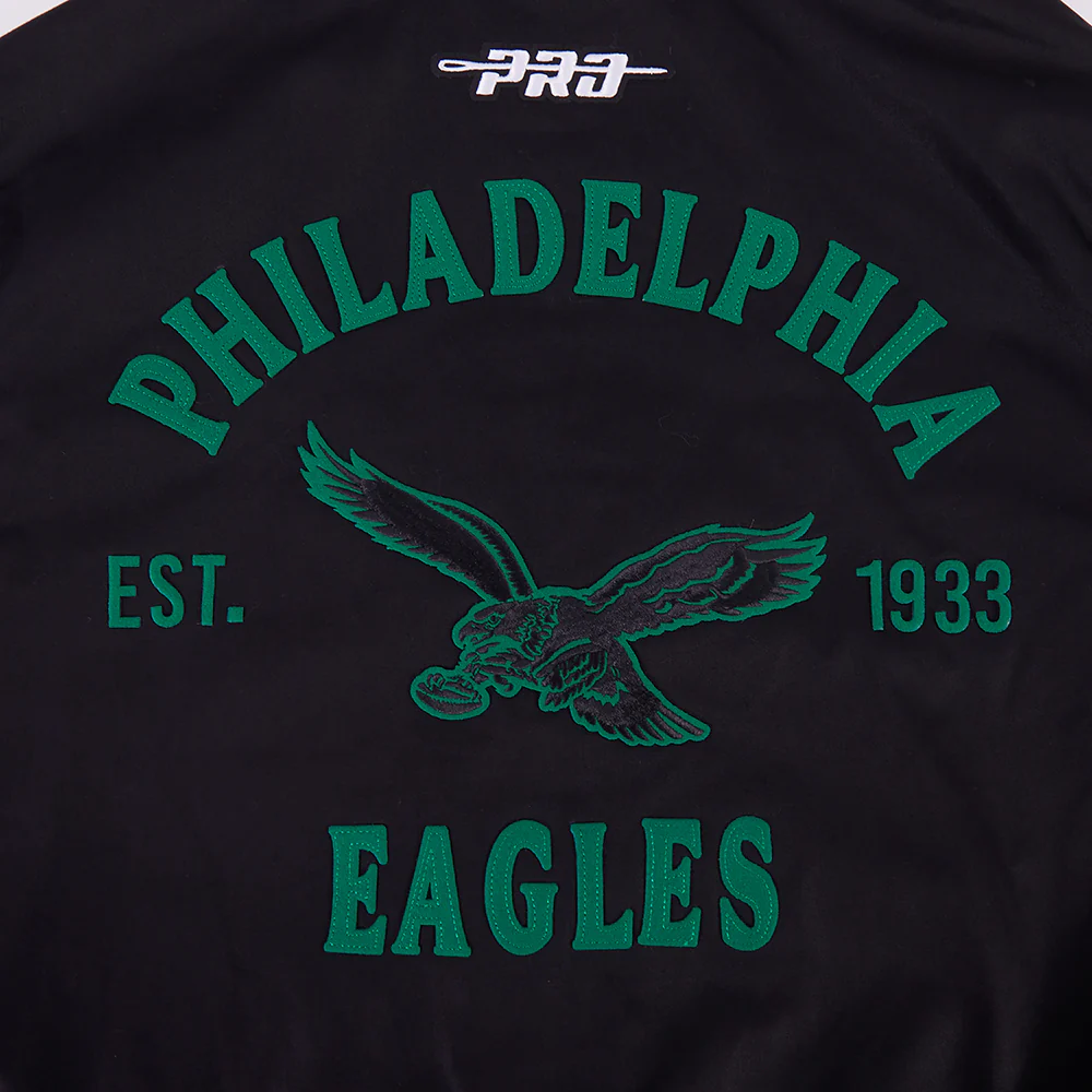 NFL PHILADELPHIA EAGLES FIRST TEAM MEN'S JACKET (BLACK) - Image 8
