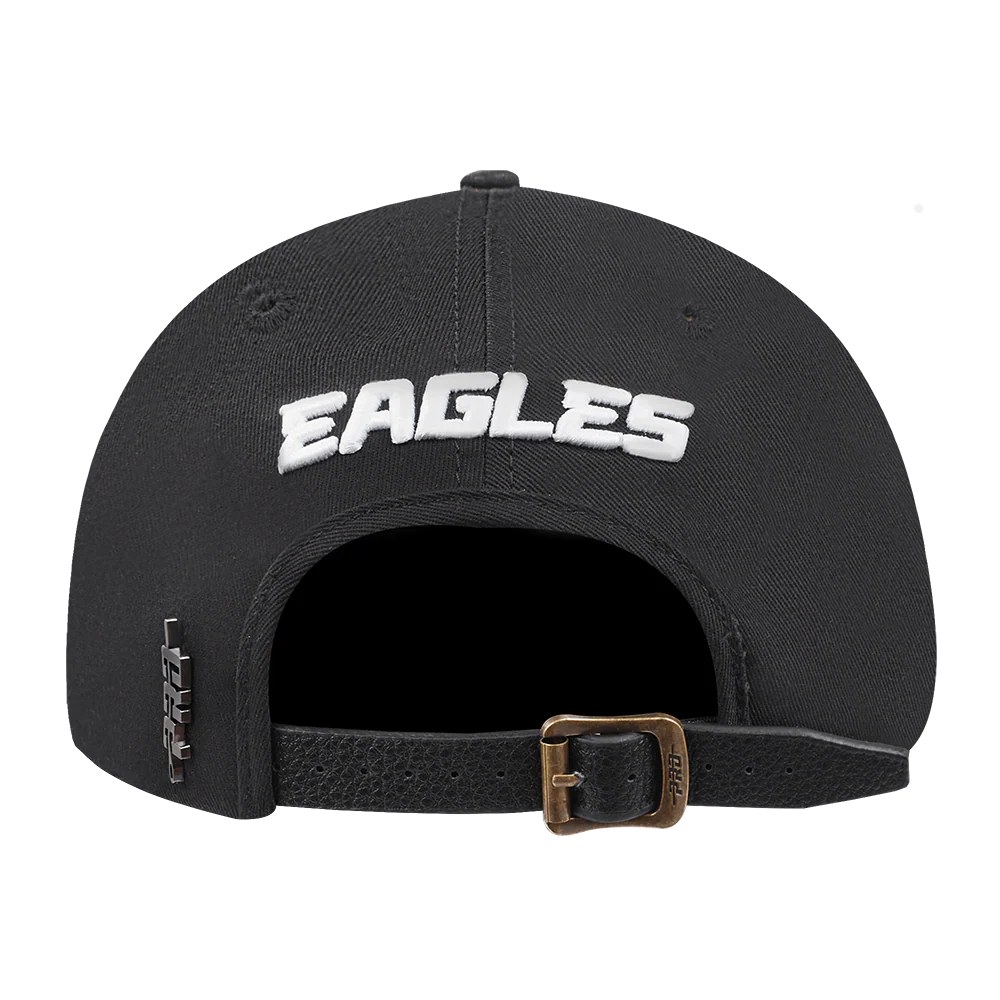 NFL PHILADELPHIA EAGLES OLD ENGLISH MEN'S DAD HAT (BLACK) - Image 5