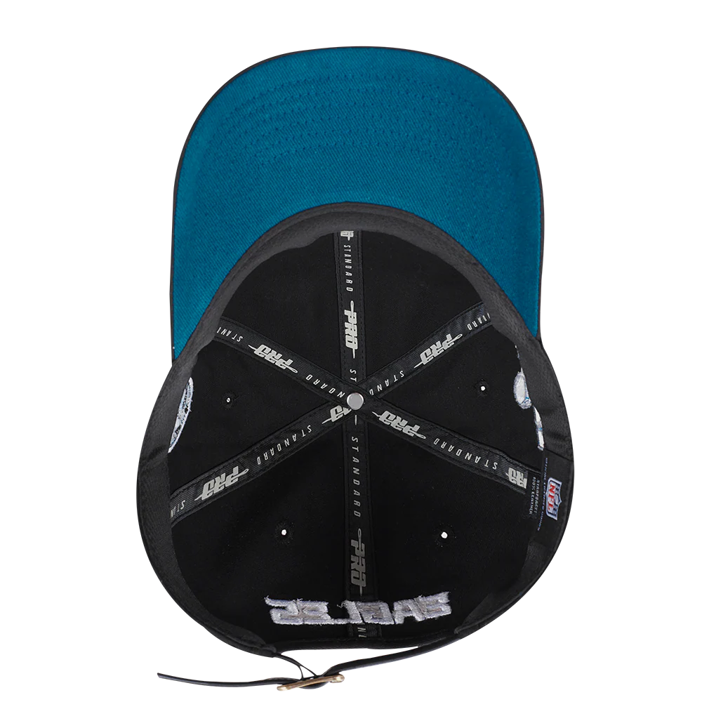 NFL PHILADELPHIA EAGLES OLD ENGLISH MEN'S DAD HAT (BLACK) - Image 6