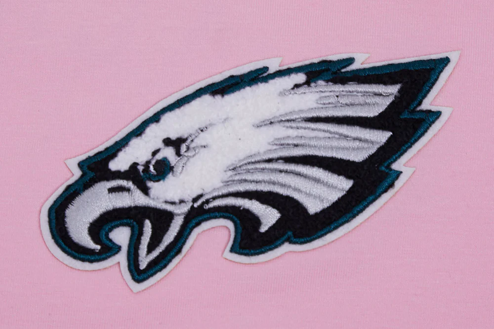 NFL PHILADELPHIA EAGLES CLASSIC WOMEN'S SINGLE JERSEY BOXY TEE (PINK) - Image 7