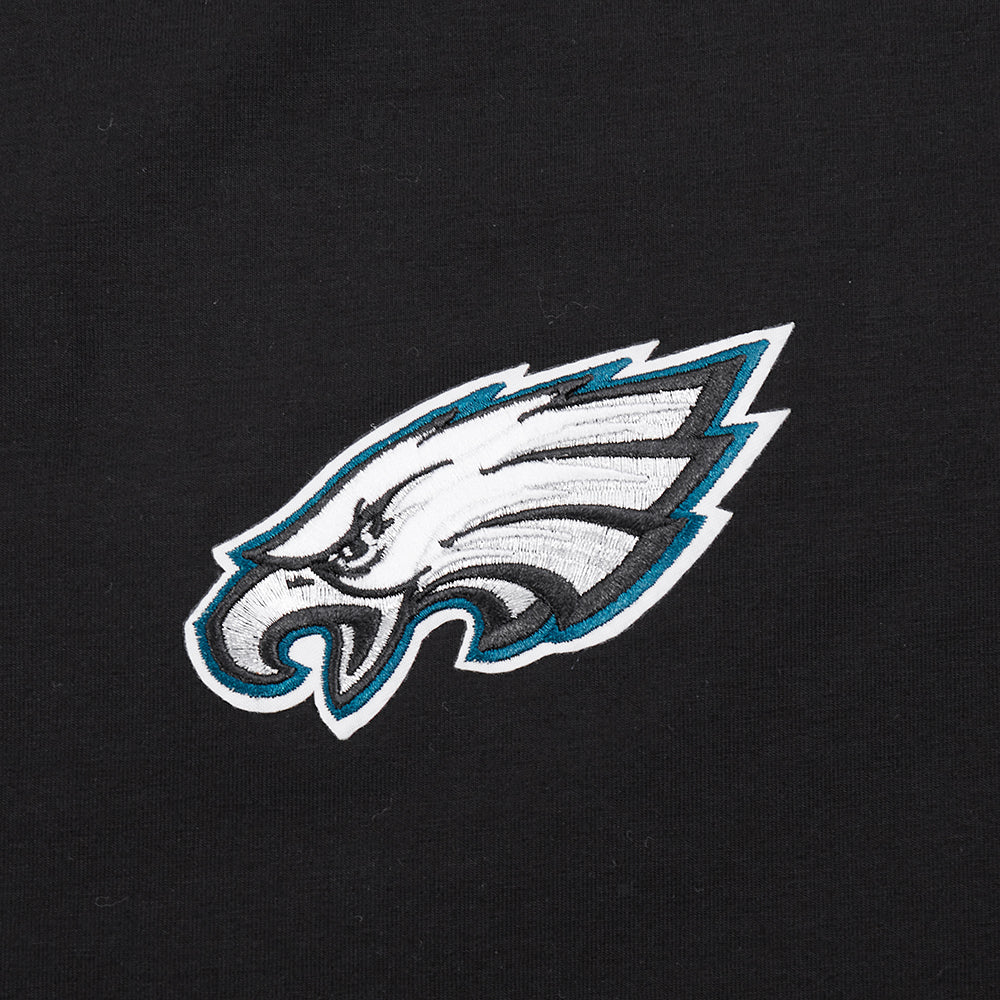 NFL PHILADELPHIA EAGLES WINGSPAN WOMEN'S SJ BOXY TEE (BLACK) - Image 7